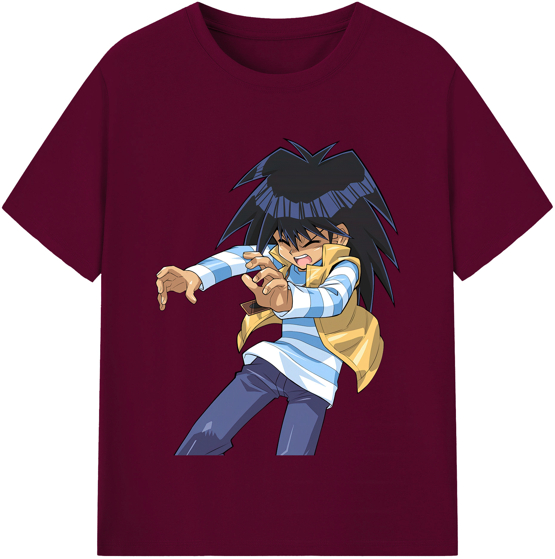 （画像用） 遊☆戯☆王 Yu-Gi-Oh! レディースカジュアルプリントTシャツ（綿100％）